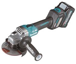 MAKITA Aku úhlová bruska s regulací 125mm Li-ion XGT 40V/4,0Ah, GA023GM201, GA023GM201
